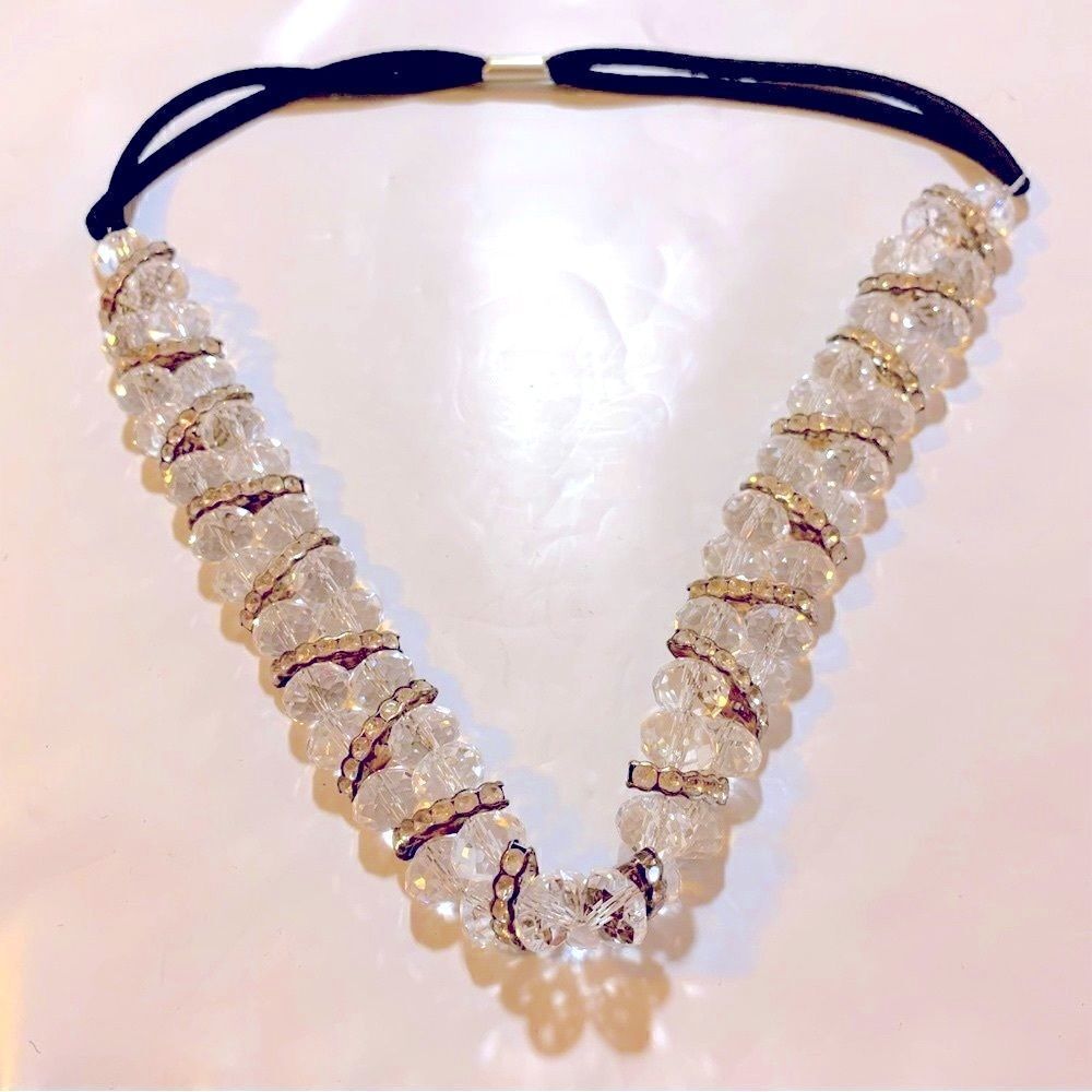 Sparkling Crystal Hair Band Hair Accessory OSFA Boho Gypsy Gorgeous